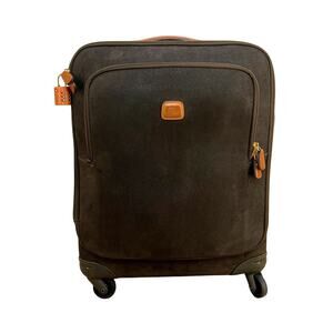 Bric's Firenze Spinner 21" Luggage Olive Green Carry on Suitcase
